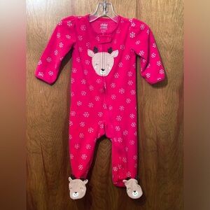 Footed Christmas pajamas